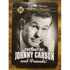 The Best‎ of Johnny Carson (DVD, 2010, 4-Disc Set, Tin Case) 35 episodes Legends